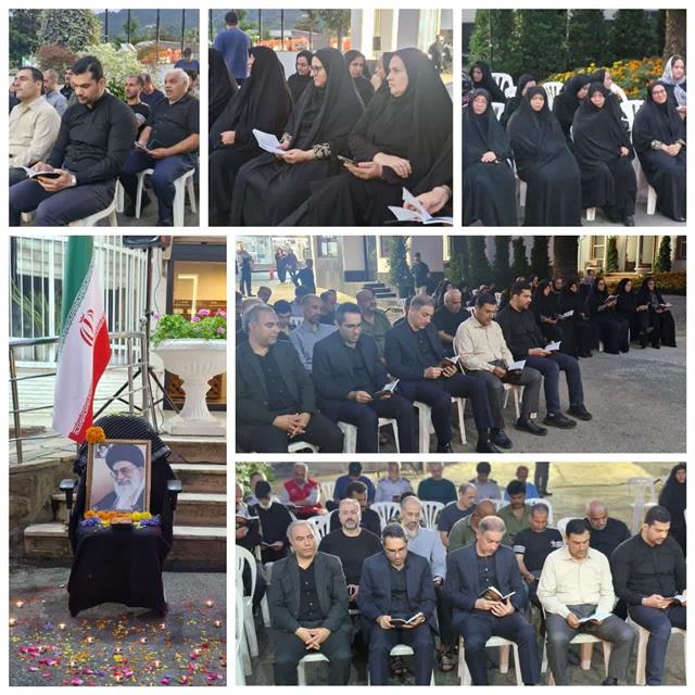 مراسم بزرگداشت سومین روز امام مجاهد شهید به هم ...